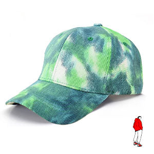 Green Tie dye cap