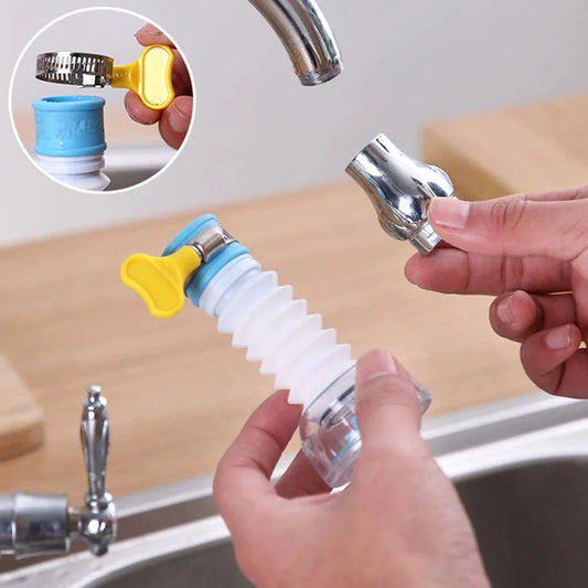 Fan Faucet Clip 360 Rotating Flexible Kitchen Faucet Water Filter