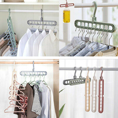 9 Hole Multifunctional Folding Hanger