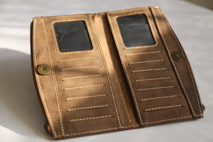 Aurora X Wallet - Light Brown